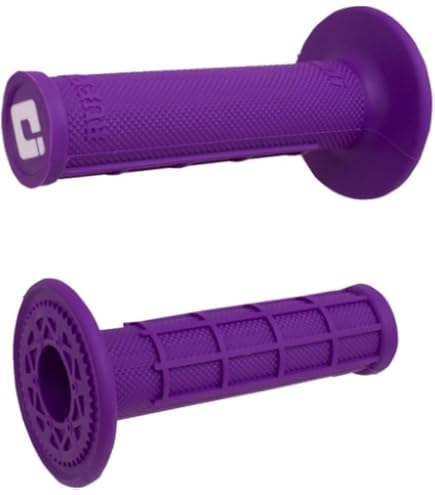 Amazon.com: ODI Ruffian Purple Dirtbike Grips MX Half Waffle